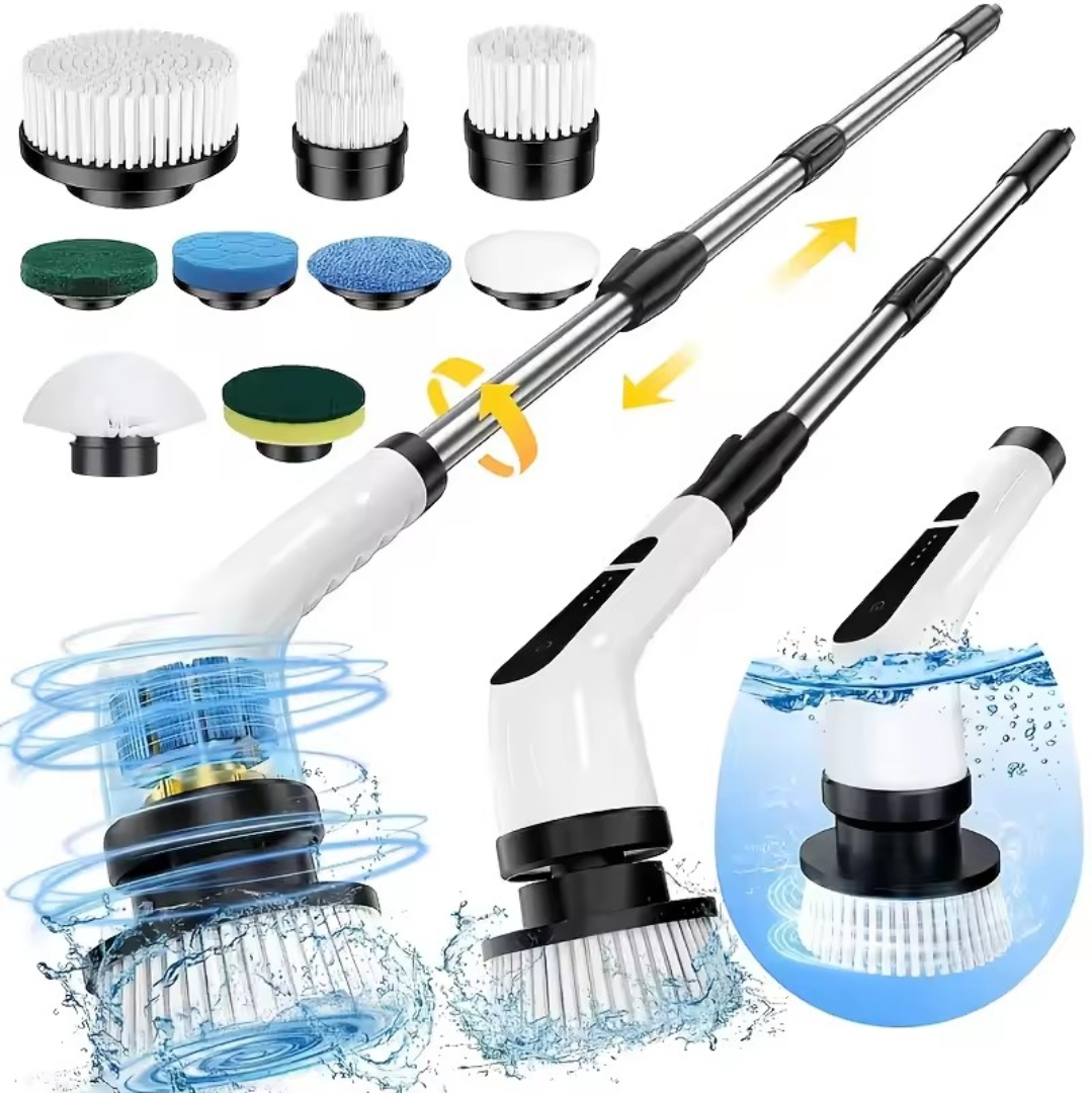 PowerSpin Scrubber Pro - 8-in-1 Deep Cleaning System
