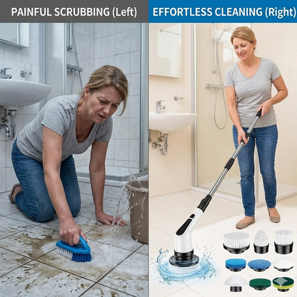 PowerSpin Scrubber Pro - 8-in-1 Deep Cleaning System